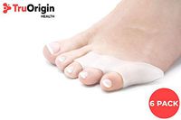 TruOrigin Health - Toe Spacer (6 Pieces / 3 Pair), Bunion Correction with 3 Loops – Pinky Toe Support, Separator, Care - Realign Crooked Toes - Promotes Foot Support, Relief & Healing
