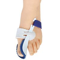 ROSENICE Gel Toe Big Toe Bunion A Pair of Splint Pad Correctors Foot Care (White+Blue)