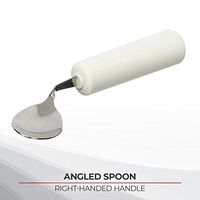 Homecraft Queens Angled Cutlery, Right-Handed Angled Spoon, Lightweight Ergonomic Adaptive Spoon, Cutlery with Easy-to-Grip Handles for Limited or Weak Grasp, Adaptive Utensil for Independent Eating