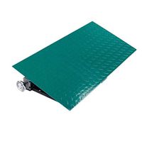 Widen Thick Steel Curb Ramp Adjustable 12-20cm Triangle Pad, Motorcycle Wheelchair Accessibility Ramp (Color: Green, Size: 86 40 12~20cm)