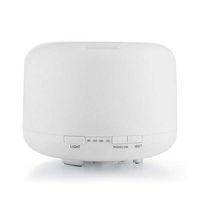 KIICN LED Humidifier Aroma Diffuser Creative Warm Light Ultrasonic Essential Oil-500ml Aromatherapy Atmosphere Rendering Machine(16x16x12cm)