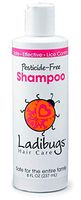 Ladibugs Lice Prevention Shampoo 8oz | Natural, Essential Oils, Sulfate-free | Non-toxic, Pesticide-free | Keep Head Lice Away