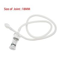 Whip/Hose Replacement Accessory Hookah Shisha Silicone with Glass Hose Vaporizer (18MM)