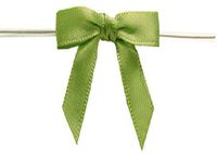 BAYWIND LTD; 1.75" Twist Tie Bows (250pc, Kiwi Green)