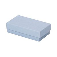 JAM PAPER Two Piece Jewelry Box Gift Set - 2 1/2 x 4 1/2 x 1 1/4 - Baby Blue - Sold Individually