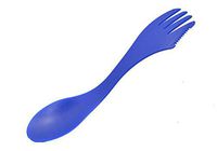 Spork Set of 40pcs, Plastic Spoon, Spork Multiple Use, Multiple Purpose Spork, Plastic Spoon Fork Knife 7-inch Long (Dark Blue)