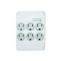 Master Electrician CT-044F    6 Outlet Surge Tap, White