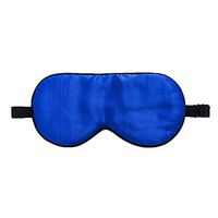 ZIMASILK 100% Natural Silk Sleep Mask Blindfold,Adjustable Super-Smooth Soft Eye Mask for Sleep with Bag(Royal Blue)