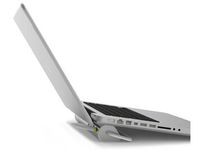 iClooly Aluminum Stand and 4 Port USB 3.0 HUB for MacBook Air, MacBook Pro, New MacBook with Removable USB Type C Adapter