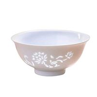 Bowl White Porcelain Anti-hot Bowl Ceramic Bowl Gift Set Small Bowl Creative Salad Bowl Soup Bowl Bowl Home Small Bowl Rice Bowl Dessert Bowl Household tableware, retro bowl