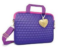 Justin Bieber Fragrance Purple Heart Laptop Bag