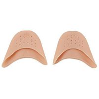 JIAHAO 1Pair Nude Pink Silicone Soft Ballet Pointe Dance Shoe Pads Gel Toe Pads