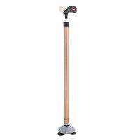 Simlug Anti-Slip Metal Walking Cane for Elder Disability (Copper)