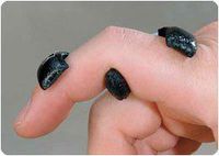 Rolyan Flexion Finger Spring, Color: Black, Size: Medium 1?' (4.4cm) - Model A54222