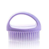 QJSDM Cleaning Tools 2PCS Multi-Functional Cleaning Washing Flexible Scrub Brush Hand-Held Plastic Soft Hair Bathroom Laundry Brush Kitchen Cleaning Tool