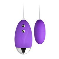 Kegel Exercise Ball Women Waterproof Love Egg Bullet with 20 Muti-Frenquency, Purple