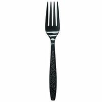 Berkley Square Extra Heavy Polystyrene Fork, Black (1000/Case)