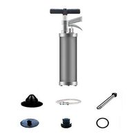 Sisyria Drain Cleaning Tool,High Pressure Drain Plunger Inflatable Toilet Plunger Toilet Dredge Clog Remover for Bathroom Toilet