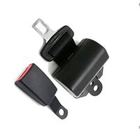 LRWSB Black Automatic Roll-up Two-Point Seat Belt Forklift Amusement Equipment Belt 3C Certification Two-Point Protective Belt