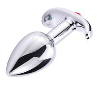 Oolong Silver Metal Ex-pan-sion Hand-held Handle Medium Size Ȁmâl Plúg for Men for Women
