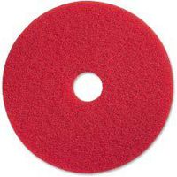 Genuine Joe 90417 Red Buffing Floor Pad  (17-inch, 5/Carton)