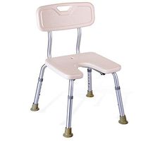 ZHAOYONGLI Bathing Aid for Bathroom Stool Toilet Chair Aluminum Alloy Bath Chair Old Man Toilet Chair Pregnant Woman Toilet Elderly Commode Chair Shower Chair (Color : with backrest)