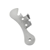 Fitfulvan Multi-Function Bottle Opener,Stainless Steel Compact Manual Tin Can Opener Bottle Jar Beer Opener (Silver, 10cm(3.94Inch))