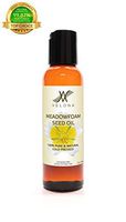 100% MEADOWFOAM Seed Oil by Velona | All Natural Clear Carrier Oil for Ski, Hair, Body & Face Moisturizing | Refined, Cold Pressed | Size: 2 OZ