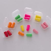 High Visibility Disposable Foam Earplugs for Sleeping, Snoring, Studying, Loud Events, Traveling and Concerts Noise Reduction Insulation Protection - Random Color