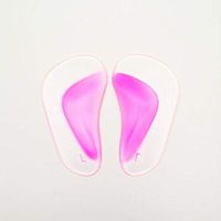 Gel Arch Support Cushions for Men & Women, Shoe Insoles for Flat Feet, Reusable Arch Inserts for Plantar Fasciitis, Adhesive Arch Pad for Relieve Pressure and Feet Pain