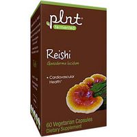 Fermented Reishi Supports Cardiovascular Health 500 MG (60 Vegetarian Capsules) by plnt