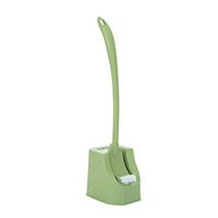 Brush, Compact Toilet Bowl Brush and Small Sink with Holder Brush Set Bathroom Products, for Ramadan Home DIY (Green)