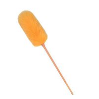 Hand Duster Cleaning Duster Fan Floor Duster with Long Wooden Handle