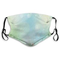 Fashion Comfortable Windproof mask,Fairy Spring Blooms Pattern with Digital Made Bursts Ovary,Printed Facial Decorations for Unisex M