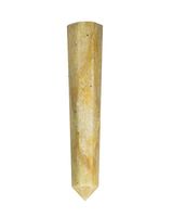 Crocon Yellow Aventurine Healing Stick for Energy Generator Reiki Healing Chakra Balancing Aura Cleansing EMF Protection Spiritual Meditation Devotional Decor Gift Size: 4-4.5 Inch