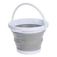 Fold Bucket - Portable Folding Bucket Water Container Space Saving for Outdoor Washing Dishes Camping Hiking Fishing Home Bathroom Bottle - by Nisson