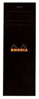 Rhodia Staplebound Black 3 x 8.25 Graph Notepad - R82009