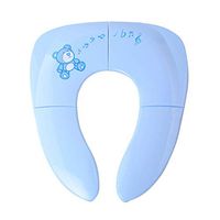 Healifty Toilet pad Portable Folding Baby Children No Slip Kids Training Toilet Pads Seat for Home Travel Trip (Blue)