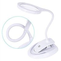 ElectroOptix 2-in-1 Magnifying Glass 10X Magnification LED Lamp Lighted Magnifier with Stand & Clamp for Desk,Sewing,Table Bright Light for Reading,Crafts