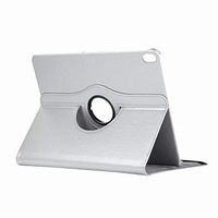 iPad Pro 12.9 Case,MeiLiio 360 Degree Rotating Lightweight PU Leather Smart Cover with Auto Sleep/Wake Folding Multi-angle Viewing Folio Flip Case Screen Stand for iPad Pro 12.9 inch,Silver