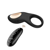 SSHOPG Vibranting Cook Ring with Strap 9 Vibrantion Modes Double Pennis Ring Wand Massage Adult Six-Toy for Men