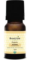 Organic Myrrh Oil by Sanctus Essence, 100% Pure, Undiluted, Hydro Distilled USDA Certified Organic Essential Oil (Organic Myrrh Oil, 15ml)