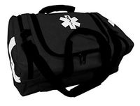 ASATechmed First Aid Large EMT First Responder Trauma Bag for Home, Office, School, Emts, Paramedics, First Responders + More (Black)