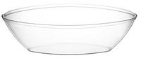 [1 Pack] Embellish Oval 64 Ounce Disposable Reusable Crystal Clear Hard Plastic Serving Size Bowls, Great For Salad, Snack, Chips, Candies, Side Dish, Use At Wedding, Event, Party, Or At Home