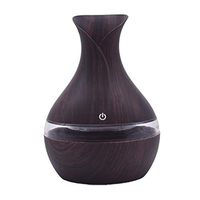 Premium,Diffusers for Essential Oils,Aromatherapy Diffuser,Humidifier with Aroma Essential Oils,Natural Home Fragrance Diffuser with LED Color Changing Light and Easy to Clean - Wood Grain (Brown 7)
