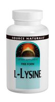 Source Naturals L-Lysine Free Form -Amino Acid Supplement Supports Energy Formation & Collagen - 100 Capsules