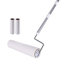 Clothing Sticky hair roller Sticky Hair,Dog Cat Hair Remover - Reusable Sticky Washable Pet Hair Roller Dust Picker Cleaner Brush Sticky paper (color : Sticky hair+Two volumes)