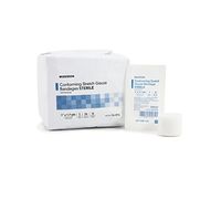 McKesson 16-016 Conforming Stretch Gauze Bandage, Sterile, Self-Adhesive, 1" W x 1.7yd. L, 1" Width, 61.2" Length (Pack of 96)