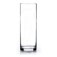WGV Cylinder Vase, 3" W x 10" H, Clear Bud Skinny Narrow Glass Candle Holder Planter Terrarium for Wedding Party Flowers Centerpieces Home Office Decor, 1 Piece