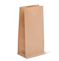 Pacific Bag 310-BIO400N Biotre Block Bottom Bag, 41989 oz, Natural Kraft Biotre No Valve (Case of 1000)